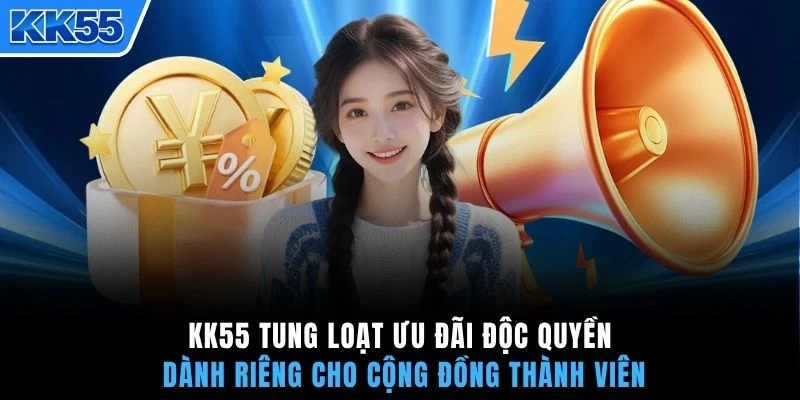 KK55 tung loạt ưu đãi độc quyền dành riêng cho cộng đồng thành viên